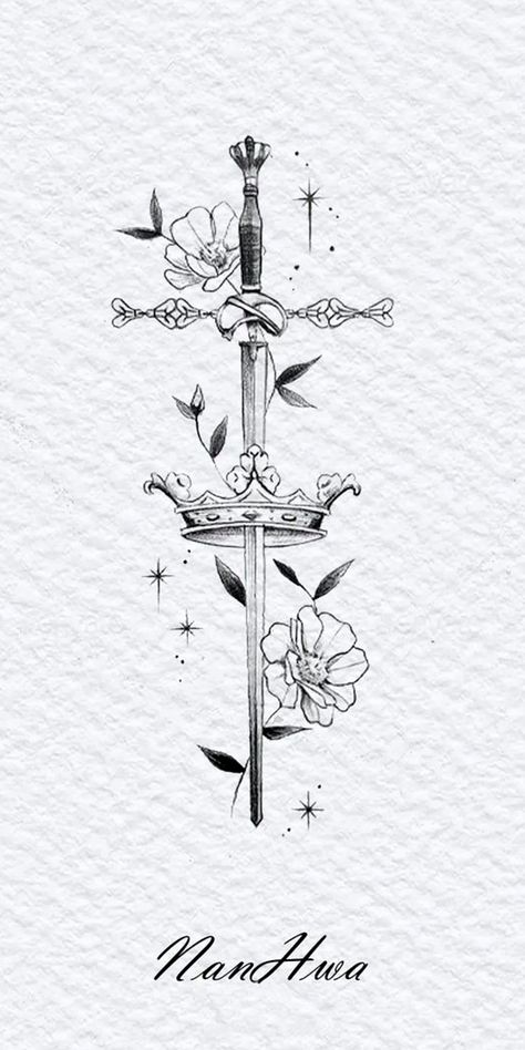 Female Knight Tattoo Design, Princess Warrior Tattoo, Mesmerizing Tattoos, Warrior Princess Tattoo, Royal Tattoo, Armor Of God Tattoo, Knight Tattoo, Cross Tattoos For Women, Princess Tattoo