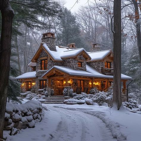 Norwegian House Interior, Farmhouse Addition, Log Houses, Winter Colours, Stunning Homes, Log Cabin Ideas, Log Cabin Rustic, Cabin Living, Log Cabin Homes