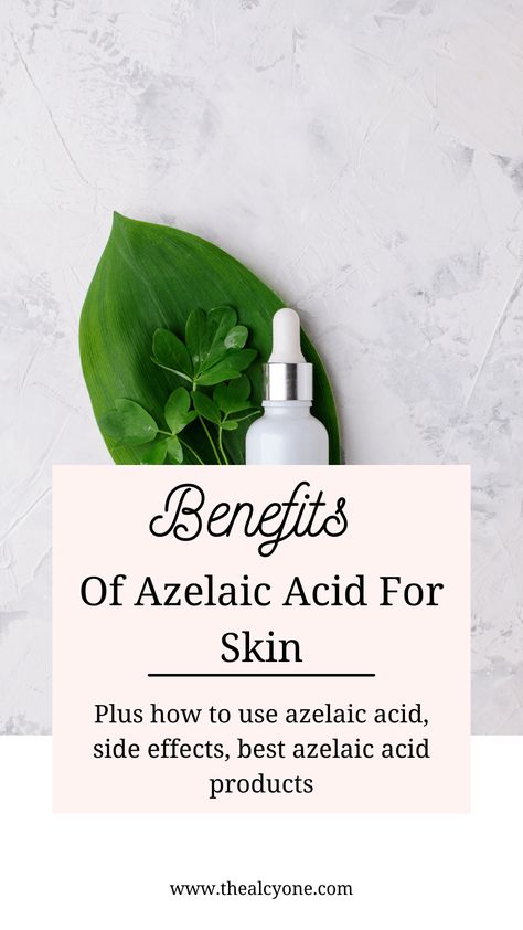 Azelaic Acid Benefits For Skin And How To Use - The Alcyone Azelaic Acid Benefits, Azaleic Acid, Acne Hyperpigmentation, Improve Nutrition, Foreign Language Learning, Azelaic Acid, Skin Care Order, Clearer Skin, What To Use