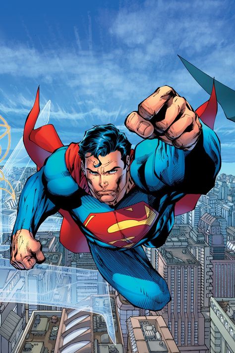 Jim Lee Superman, Superman Flying, Art Dc Comics, Jim Lee Art, Superman Artwork, Superman Wallpaper, Superman Man Of Steel, Superman Art, Superman Comic