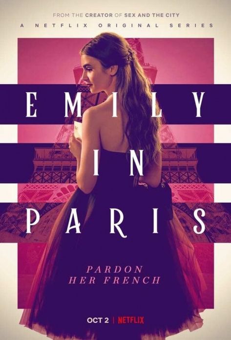 Emily In Paris Aesthetic, Emily In Paris Lily Collins, Willow Shields, Alexander Ludwig, Netflix Tv Shows, January Jones, Netflix Tv, Paris Poster, رعب نفسي