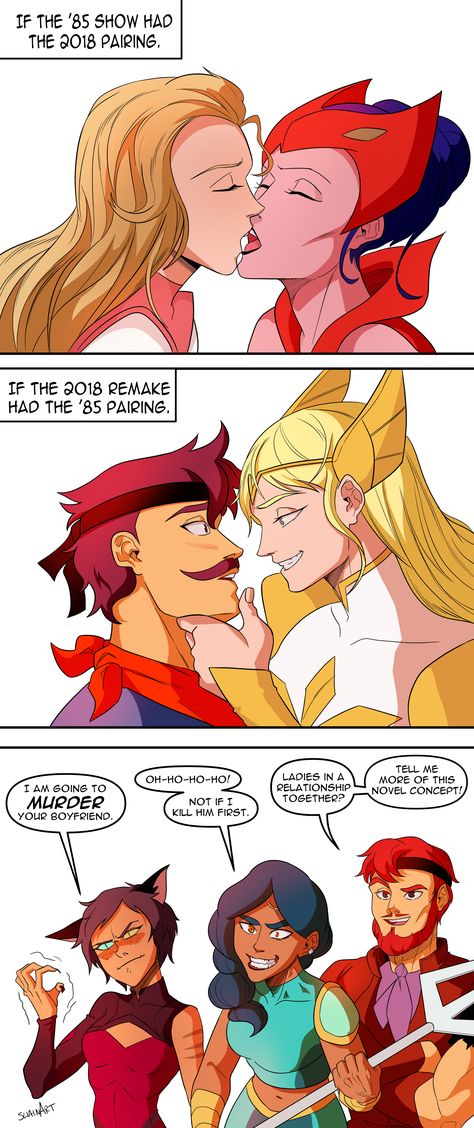 Mermista She Ra, She Ra Characters, She-ra Catra, Pokemon Game Characters, The Swap, Avatar Funny, She Ra Princess, Lgbt Art, She Ra Princess Of Power