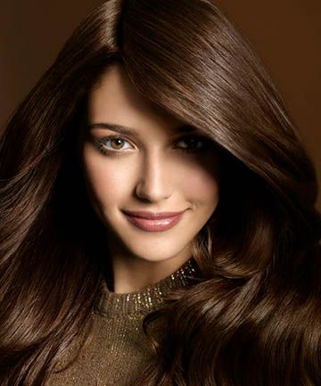 you see this example. One thing to keep in mind? If your hair has highlights, you will have natural dimension as an end result, even Holidays Hairstyles, Medium Chocolate Brown Hair, Chocolate Brown Hair Dye, Pelo Chocolate, Medium Brown Hair Color, Medium Chocolate Brown, Dark Chocolate Brown Hair, Undercut Haircut, Hair Color Pictures