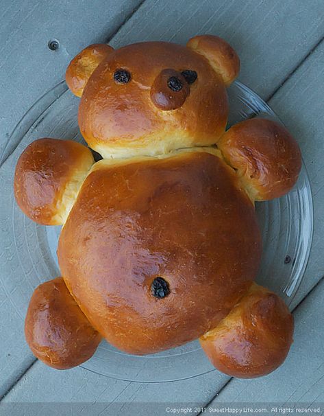 Animal Shaped Foods, Bear Bread, Baking With Toddlers, Breads And Pastries, Bread Shaping, Challah Bread, Bread Appetizers, Jewish Recipes, Challah