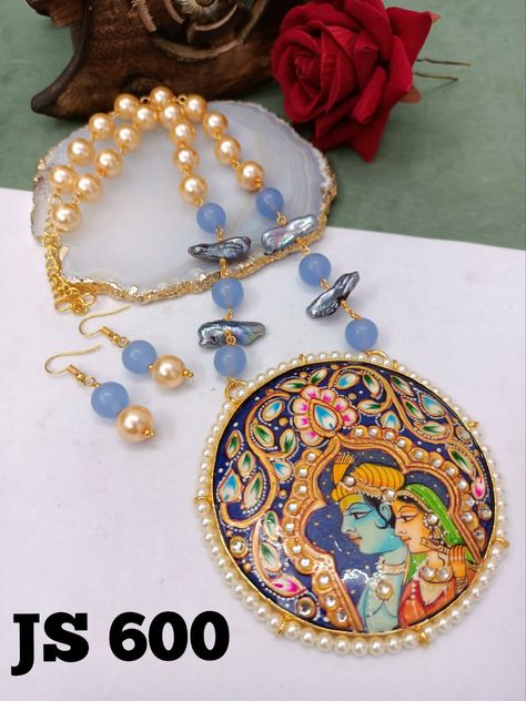 Tanjore Jewellery, Hand Painted, Gold