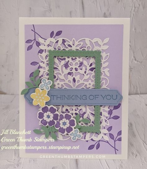 Stampin Up Vine Design, Cardmaking Ideas, Card Techniques, Making Cards, Vine Design, Design Stamps, Su Cards, Card A, Flowering Vines