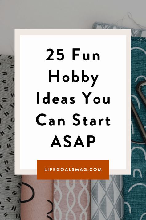 What Hobbies To Try, Good Hobbies To Start, New Hobbies To Try, Relaxing Hobbies, Routine Goals, Easy Hobbies, Psychology Notes, Learning Patience, Hobby Ideas