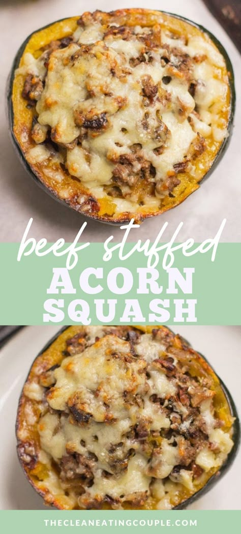 Apple Stuffed Acorn Squash, Turkey Mushroom, Carrot Souffle, Winter Flavors, Paleo Turkey, Nutritious Dinner, Stuffed Squash, Stuffed Acorn Squash, Smaller Portions