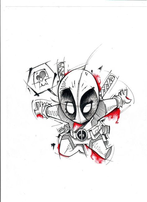 Pop Culture Tattoos, Cartoon Tattoo Ideas, Animated Shows, Culture Tattoos, Crazy Tattoos, Cartoon Tattoo, Deadpool Wolverine, Instagram Page, Deadpool