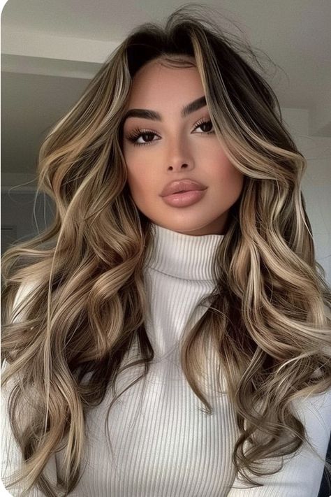 Rambut Brunette, Tan Skin Blonde Hair, Honey Brown Hair, Brown Hair Looks, Bronde Balayage, Brown Hair Inspo, Brunette Hair With Highlights, Color Balayage, Caramel Hair