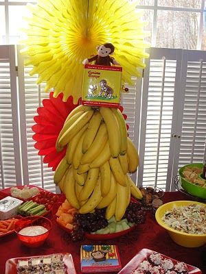 So cute for a Curious George party... These adorable Curious George party decorations will have you going bananas! (via All About the Tables) Curious George Birthday Party Ideas, George Birthday Party, Curious George Birthday Party, Monkey Birthday Parties, Curious George Party, Curious George Birthday, Monkey Birthday, Curious George, 4th Birthday Parties