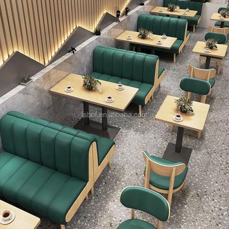 Restaurant Chairs Design, Restaurant Design Rustic, Restaurant Seating Design, Pizzeria Design, Rooftop Restaurant Design, Booth Seat, Small Restaurant Design, Modern Restaurant Design, Bakery Design Interior