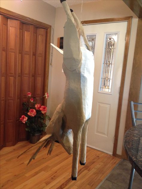 Hunting deer pinata Deer Pinata, Hunting Party Decorations, Hunting Birthday Party Decorations, Deer Hunting Birthday, Deer Birthday Party, Hunting Birthday Party, Camo Birthday Party, Deer Party, Bear Mounts