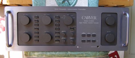 Carver C-4000 Preamp $400 Carver Amplifier, Stereo Turntable, Sound Systems, Audio Room, High End Audio, Hifi Audio, Audio Equipment, Classic House, Audiophile