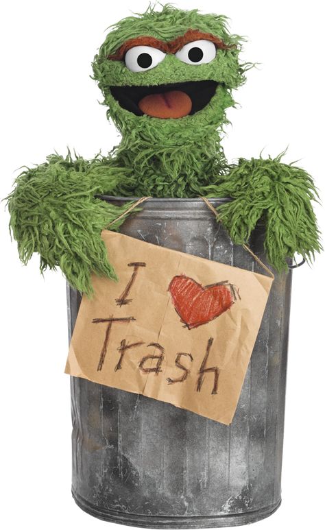 Sesame Street Characters, Ranked by an Adult Man | GQ Street Trash Can, Trash Can Punch, Wednesday Hump Day, Die Muppets, Street Trash, Sesame Street Muppets, Bert & Ernie, Sesame Street Characters, Oscar The Grouch