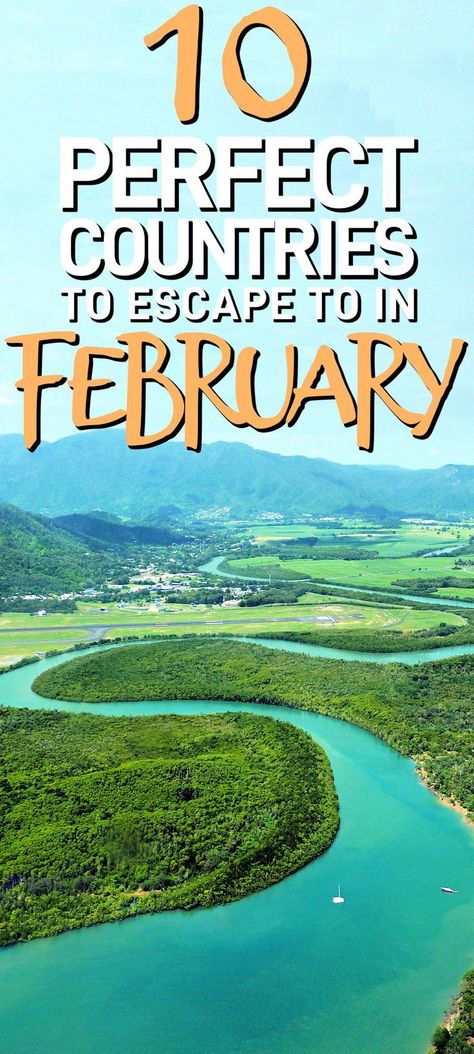 February holiday! Yes, that's right, fabulous February is coming and it's one of the best times of the year to travel because of festivals, deals, and sport. Here are 10 countries you need to visit in February that make the most of this great month! #February #Travel #FabulousFebruary #Feb Cheap Places To Visit, London Big Ben, February Holidays, Best Countries To Visit, Best Holiday Destinations, Cheap Places To Travel, Best Vacation Destinations, Romantic Vacations, Countries To Visit