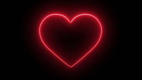 Neon Rouge, Neon Frame, Me Highlight Cover Instagram Aesthetic, Social Media Icons Vector, Heart Stuff, Heart Neon, Neon Heart, Neon Wall Art, Neon Wall