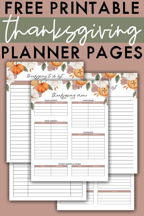 Get this set of free Thanksgiving planner printables. It includes a Thanksgiving shopping list printable, Thanksgiving to do list printable, and Thanksgiving menu planner printables. You can get this set of 5 free Thanksgiving planning printables. It comes in letter size and Classic Happy Planner size. Thanksgiving Dinner Planner Free Printable, Thanksgiving Schedule Free Printable, Thanksgiving Dinner Planner, Thanksgiving Grocery List Printable, Thanksgiving Meal Planner Printable Free, Free Thanksgiving Planner, Thanksgiving Menu List Printable, Thanksgiving Grocery List Free Printable, Thanksgiving Planner Printables Free