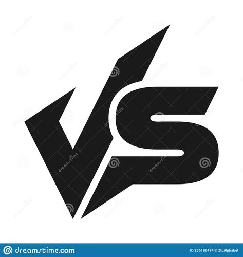 Vs Logo Design Fonts, Vs Logo Design, Logo Design Fonts, Vs Logo, Design Fonts, Anime Canvas Art, Game Concept, Football Logo, Anime Canvas