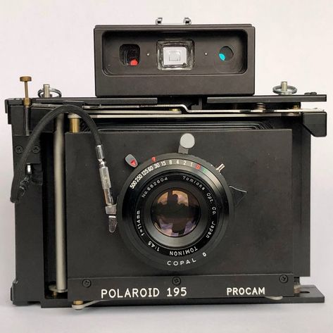 Polaroid 195 PROCAM with Tominon f=114 F/4,5 lens and NPC back Follow the link below to see the item(s) #instantcamera #photography #buyfilmnotpixels #analogue #collectingcameras #filmphotography #polaroid #vintage #shootfilm #filmcamera #vintagecamera #istillshootfilm #instantphotography #filmisnotdead #lomography #SX70 #600film #catawiki #catawikicameras #polaroidprocam195 https://www.catawiki.com/en/l/63519715-polaroid-195-procam-with-tominon-f-114-f-4-5-lens-and-npc-back Instant Photography, Shoot Film, Instant Camera, Vintage Cameras, Film Camera, Film Photography, Cameras, Electronic Products, Photography