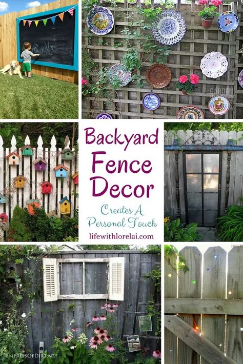 Backyard Fence Decor, Diy Backyard Fence, Succulent Wall Planter, Garden Fence Art, Backyard Fence, Living Fence, Garden Planter Boxes, Diy Fence, Fence Art