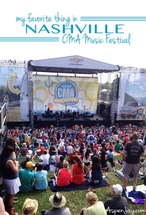 CMA Music Festival in Nashville, TN. Concerts EVERYWHERE! I need to put this on my bucket list! Cma Fest Nashville, Music Festival Tips, Nashville Living, Festival Tips, Cma Fest, Summer Fest, Nashville Music, Summer Music Festivals, Country Music Festival