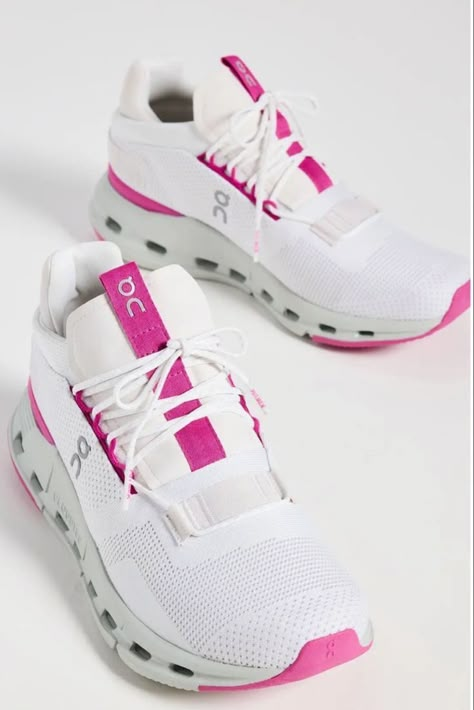 Barbie Pink Shoes, Cute Running Shoes, On Cloudnova, Cloud Shoes, Trendy Shoes Sneakers, Preppy Shoes, Pretty Shoes Sneakers, Shoe Wishlist, On Clouds