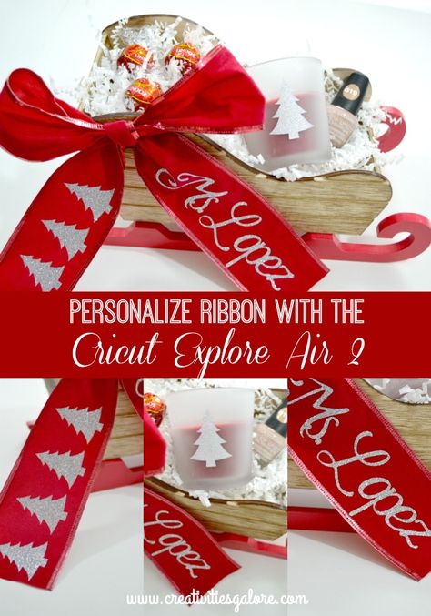 Cricut Ribbon Ideas, Free Christmas Monogram Svg Files For Cricut, Personalized Ribbon Zazzle, Christmas Monogram Svg, Cricut 3, Cricut Htv, Htv Ideas, Cricut Birthday Cards, Cricut Help