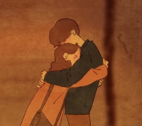 Cute Cartoon Couple Aesthetic, Hug Icon Aesthetic, Love Cartoon Couple Hug, Cute Hug Cartoon, Puuung Love Is Wallpaper, Hug Cute Cartoon, Puuung Matching Icons, Hug Animation, Hug Icon