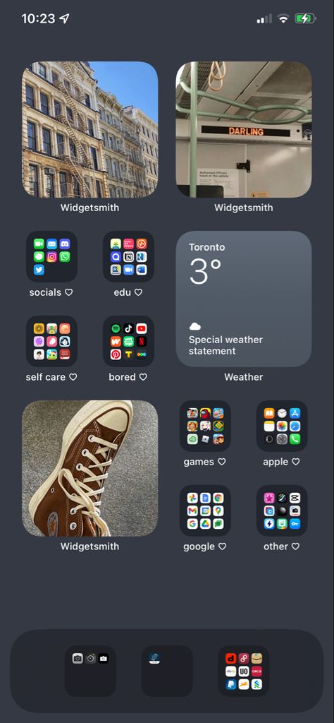 Homescreen Organization, Ios Themes, Iphone Theme, Widget Ideas, Ios Layout, Phone Deals, Screen Layout, Iphone Homescreen, Homescreen Ideas