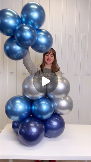 Balloon Decorations Diy Tutorials, Balloon Arch Diy, Ribbon Wrapping, Party Balloons Diy, How To Make Balloon, Birthday Decorations At Home, Deco Ballon, 21st Ideas, Balloon Garland Diy