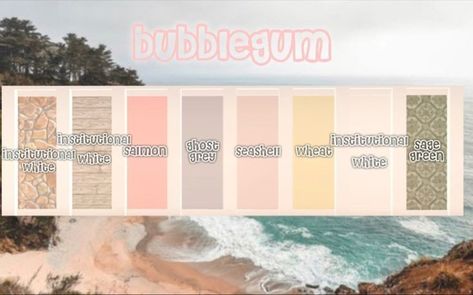 Pink Bloxburg Color Schemes, Bloxburg Pink Color Scheme, Bloxburg Color Schemes Beach House, Bloxburg Bedroom Color Schemes, Bloxburg Blush House Color Scheme, Bloxburg Spring Color Schemes, Bloxburg Blush Color Scheme, Bloxburg Summer Color Schemes, Bloxburg Color Codes Rgb