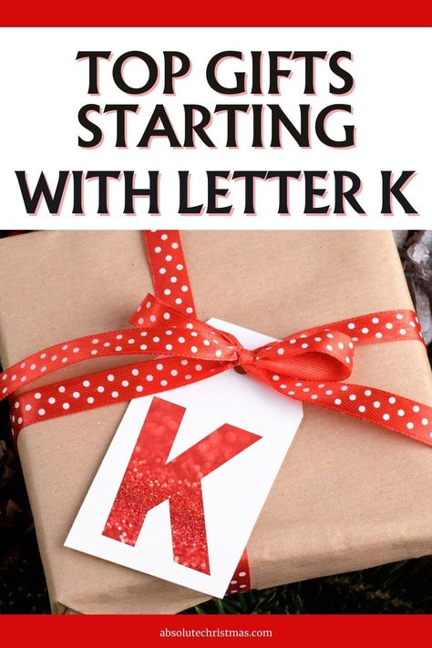 Make every moment unforgettable with our diverse array of gift ideas starting with the letter K. From Keto-Friendly Gift Ideas to Korean Skincare Products, we bring you a range of options that blend uniqueness and practicality. Whether you're shopping for a loved one or treating yourself, our collection promises to add a touch of K-magic to every gift-giving occasion. Explore now and discover the joy of thoughtful presents. Alphabet Gift Ideas, Alphabet Gifts, Chrismas Gifts, Letter K, Letter Gifts, White Elephant, Quirky Gifts, Top Gifts, Gift Giving