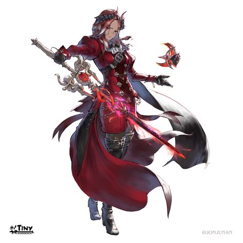 Ffxiv Red Mage, Overlord Fanart, Reincarnation Art, Nier Reincarnation, Red Mage, Fantasy Fighter, Female Design, Heroic Fantasy, Women Art