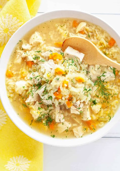 Instant Pot Chicken and Rice Soup - Kitchen Skip Instant Pot Rice Soup, Instapot Chicken Rice Soup, Ground Chicken And Rice Soup, Pressure Cooker Chicken And Rice Soup, Quick Instant Pot Soup, Chicken Soup Pressure Cooker, Instapot Chicken Soup Recipes Healthy, Instant Pot Chicken And Vegetable Soup, Instapot Chicken And Rice Soup