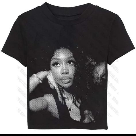 SZA print shirt Streetwear Portrait, Gothic Vintage, Y2k Clothing, Women Tank Tops, Sleeveless Pullover, Hip Hop Streetwear, Streetwear Y2k, Y2k Streetwear, Neck Pattern