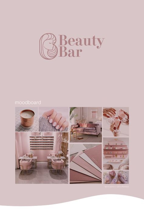 Beauty Bar Logo Design, Beauty Bar Logo Ideas, Nail Bar Logo Design Ideas, Beauty Logo Design Ideas Graphics, Beauty Salon Logo Ideas, Beauty Salon Graphic Design, Beauty Salon Logo Design Ideas, Salon Graphic Design, Bar Branding Design