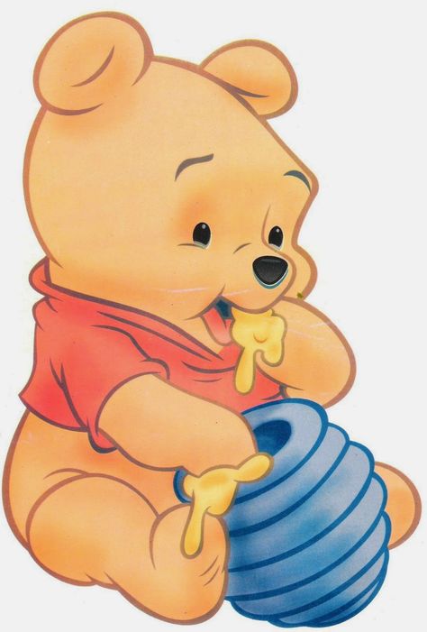 Winnie the Pooh Bebé: Imágenes de Clipart. Winnie The Pooh Clipart, Baby Winnie The Pooh, Pooh Bear, Winnie The Pooh, Teddy Bear, Baby Shower, Shower, Blue