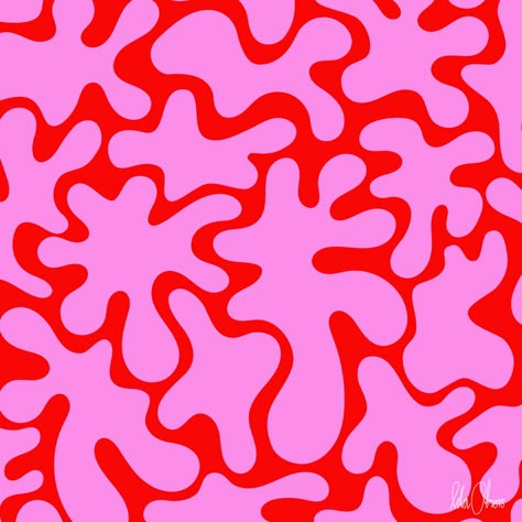 Cool Patterns Aesthetic, Graphic Patterns Abstract, Cool Patterns To Paint, Funky Graphic Design, Funky Backgrounds, Neon Patterns, Funky Prints, Funky Patterns, Colourful Patterns