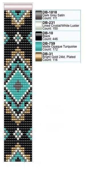 Native Seed Bead Patterns, Native American Seed Bead Patterns, Bead Loom Patterns Native, Loom Beading Patterns Free, Loom Bead Patterns, Loom Beading Patterns, Beadwork Ideas, Seed Bead Bracelet Patterns, Miyuki Beads Pattern