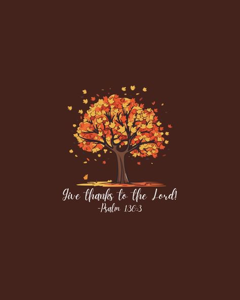 “Give thanks to the Lord!” crewnecks available now! Shop link in bio🍂🧡🍁 “𝒢𝒾𝓋ℯ 𝓉𝒽𝒶𝓃𝓀𝓈 𝓉ℴ 𝓉𝒽ℯ ℒℴ𝓇𝒹 ℴ𝒻 𝓁ℴ𝓇𝒹𝓈， 𝒻ℴ𝓇 ℋ𝒾𝓈 𝓈𝓉ℯ𝒶𝒹𝒻𝒶𝓈𝓉 𝓁ℴ𝓋ℯ ℯ𝓃𝒹𝓊𝓇ℯ𝓈 𝒻ℴ𝓇ℯ𝓋ℯ𝓇；“ ~𝒫𝓈𝒶𝓁𝓂 136：3 Oh Give Thanks Unto The Lord, Thanksgiving Quotes Christian, Scripture Board, Thanksgiving Verses, Psalm 136, Love Endures, Give Thanks To The Lord, Happy Thanksgiving Quotes, Thanksgiving Quotes