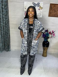 Fashion: #fashion, #style, #outfitinspiration, #beauty Tye And Dye Dress, Kimono Ankara Styles, Adire Gown Styles, Kampala Gown Styles For Ladies, Kimono Styles, Kimono Set, Modest Casual Outfits, Blazer Outfits For Women, Gown Styles