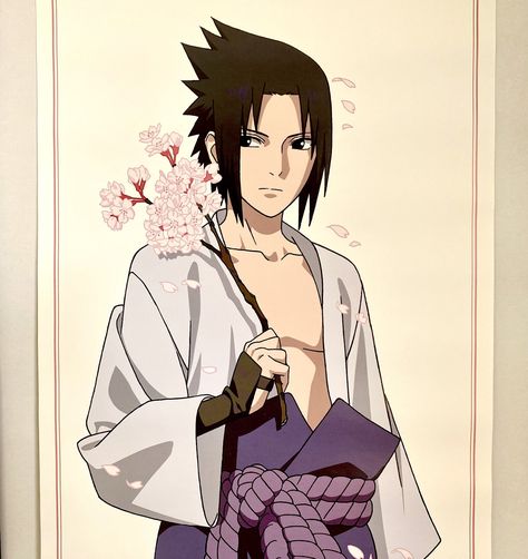 🌸🌙 on Twitter: "i’m always thinking about this sasuke holding a cherry blossom tree branch, we all knows who’s on his mind… https://t.co/LkzMO6hEzv" / Twitter Sasuke Official Art, Cherry Blossom Tree Branch, Naruto 6, Sasuke Shippuden, My King, Happy Birthday To My, Naruto Uzumaki Shippuden, Blossom Tree, Cute Stories