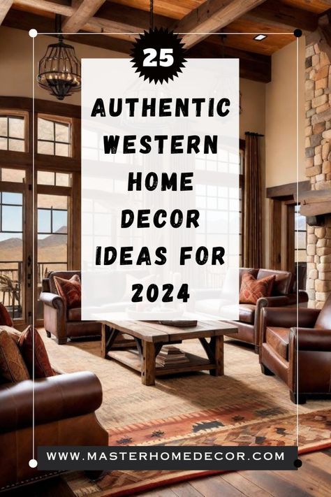 Western home decor is inspired by the rugged beauty of the American West. It mixes rustic elements like warm colors, Southwestern patterns, vintage furniture, cozy textiles, and natural materials for inviting spaces that feel authentic and connected to nature. Today, it blends old and new styles for a timeless yet trendy look. Discover 25 authentic Western home decor ideas to bring the frontier charm to your home.
#WesternHomeDecor #AmericanWestInspired #RusticDecor #SouthwesternPatterns #VintageFurniture #CozyTextiles #NaturalMaterials #AuthenticDesign #NatureInspired #TrendyDecor #FrontierCharm #HomeInteriorIdeas #HomeDecorIdeas Dutton Ranch Home Decor, Old West Home Decor, Western Lodge Decor, Southwest Living Room Decor Ideas, Western Style Furniture, Living Room Inspiration Western, South Western Interior Design, Western Fireplace Decor, Ranch Style House Interior