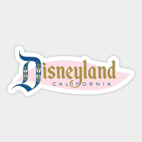 disneyland Disneyland Logo, Disneyland Sign, Sticker Design Inspiration, King King, Cocoppa Wallpaper, Disney Iphone, Cute Laptop Stickers, Bubble Stickers, Disney Posters