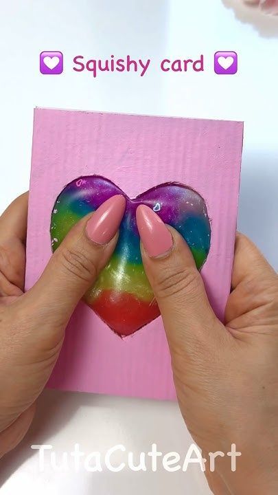 Diy squishy slime gift card  ✨ subscribe if you like it How To Make Easy Crafts, Slime Activities For Kids, Cute Items Making, Easy Toys To Make, Crafts For Girls Age 9-12, Diy Crafts With Hot Glue, Handmade Paper Crafts Gift Ideas, Cute Easy Crafts For Kids, Girly Crafts For Kids