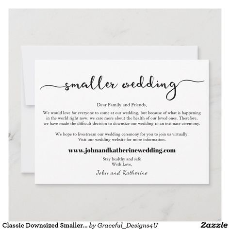 Wedding Announcements Wording, Smaller Wedding, Non Traditional Wedding Ring, Wedding Announcement Cards, Intimate Ceremony, Monogram Wedding Invitations, Wedding Announcement, Cheap Wedding Invitations, 2022 Wedding