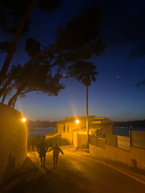 Sunset | evening | night | walk | coast | scenery | aesthetic | spain | pretty | mallorca | summer | holiday Mallorca Summer, Lamp Sunset, Scenery Aesthetic, Orange Lamp, The Last Bookstore, Brazil Culture, Orange Lamps, Spain Aesthetic, Night Walk