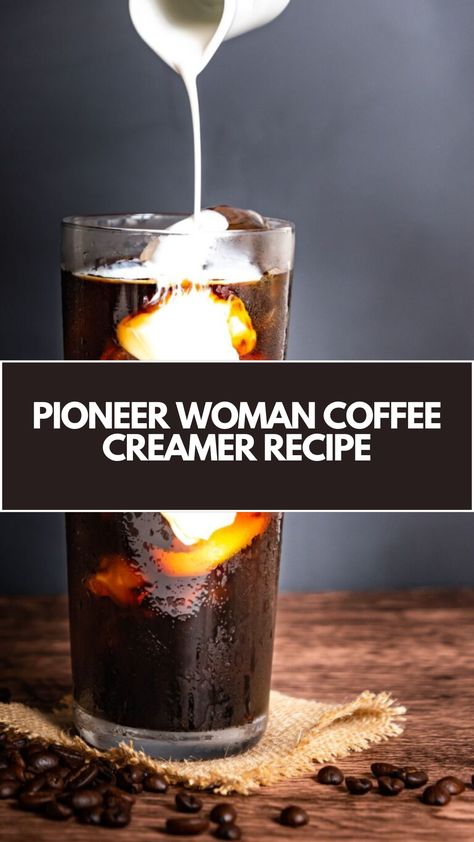 Pioneer Woman Coffee Creamer recipe is made of half-and-half, sweetened condensed milk, and real vanilla extract. It yields approximately 52 servings and takes about 5 minutes to prepare. This homemade creamer adds a rich, vanilla flavor to your coffee. Copycat Coffee Mate French Vanilla Creamer, Homemade Coffee Creamer With Honey, Best Coffee Creamer Recipe, Powdered Milk Coffee Creamer, Vanilla Caramel Coffee Creamer, Diy Half And Half Creamer, Diy Creamer With Condensed Milk, Coffee Creamer Condensed Milk, Vanilla Coffee Creamer Recipe