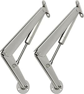 Ravaver 280N Gas Struts Heavy Duty Soft Close Lid Stays Safety Pneumatic Lid Support Hinges for Toy Box Chest Pack of 2 Chest Pack, Box Chest, Ceiling Fan In Kitchen, Toy Box, Bath Fixtures, Toy Boxes, Pharmacy Gifts, Kitchen And Bath, Hinges